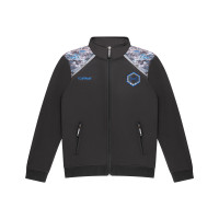 Touzani Damascus Alpine Trainingspak Full-Zip Kids Zwart Blauw Wit
