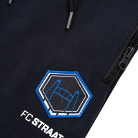 Touzani Angora Kiko Trainingspak Hooded Kids Zwart Blauw Wit