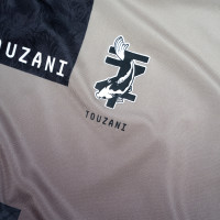 Touzani Taisho Kids Football Shirt Dark Grey Black Beige White