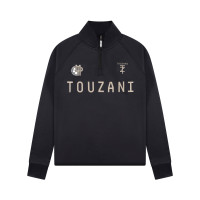 Touzani Platinum Bekko Trainingspak 1/4-Zip Kids Zwart