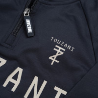 Touzani Platinum Bekko Trainingspak 1/4-Zip Kids Zwart