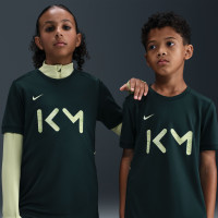 Nike Kylian Mbappé Academy Kids Training Shirt Dark Green Light Green