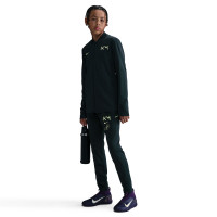 Nike Kylian Mbappé Academy Trainingspak Full-Zip Kids Donkergroen Lichtgroen