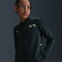 Nike Kylian Mbappé Academy Trainingspak Full-Zip Kids Donkergroen Lichtgroen