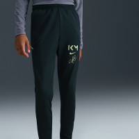 Nike Kylian Mbappé Academy Trainingspak Full-Zip Kids Donkergroen Lichtgroen