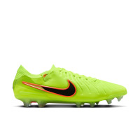 Nike Tiempo Legend 10 Elite Gras Football Boots (FG) Neon Yellow Black Orange