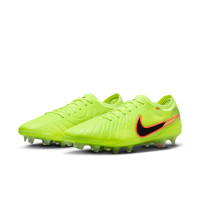 Nike Tiempo Legend 10 Elite Gras Football Boots (FG) Neon Yellow Black Orange