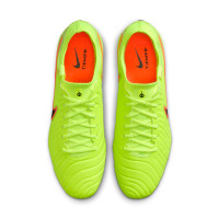 Nike Tiempo Legend 10 Elite Gras Football Boots (FG) Neon Yellow Black Orange