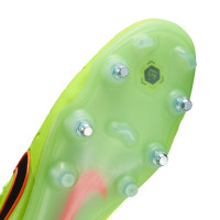 Nike Tiempo Legend 10 Elite IJzeren-Nop Voetbalschoenen (SG) Anti-Clog Neongeel Zwart Oranje