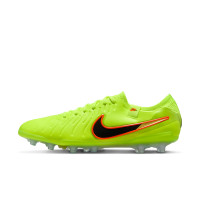 Nike Tiempo Legend 10 Elite Artificial Grass Football Boots (AG) Neon Yellow Black Orange
