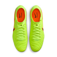 Nike Tiempo Legend 10 Elite Artificial Grass Football Boots (AG) Neon Yellow Black Orange