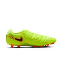 Nike Tiempo Legend 10 Pro Kunstgras Voetbalschoenen (AG) Neongeel Zwart Oranje
