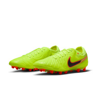 Nike Tiempo Legend 10 Pro Kunstgras Voetbalschoenen (AG) Neongeel Zwart Oranje