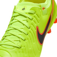 Nike Tiempo Legend 10 Pro Kunstgras Voetbalschoenen (AG) Neongeel Zwart Oranje