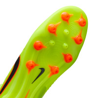 Nike Tiempo Legend 10 Pro Kunstgras Voetbalschoenen (AG) Neongeel Zwart Oranje