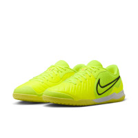Nike Tiempo Legend 10 Academy Zaalvoetbalschoenen (IN) Neongeel Zwart Oranje