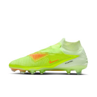 Nike Phantom 6 High Elite Gras Voetbalschoenen (FG) Geel Oranje Zwart