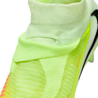 Nike Phantom 6 High Elite Gras Voetbalschoenen (FG) Geel Oranje Zwart