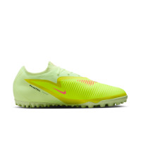Nike Phantom 6 Low Pro Turf Voetbalschoenen (TF) Geel Oranje Zwart