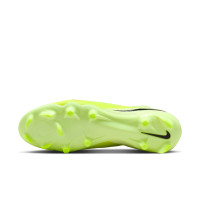 Nike Phantom 6 High Academy Gras / Kunstgras Voetbalschoenen (MG) Geel Oranje Zwart