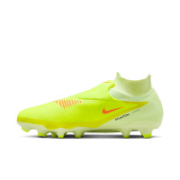 Nike Phantom 6 High Pro Gras Voetbalschoenen (FG) Geel Oranje Zwart