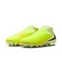 Nike Phantom 6 High Pro Gras Voetbalschoenen (FG) Geel Oranje Zwart