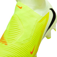 Nike Phantom 6 High Pro Gras Voetbalschoenen (FG) Geel Oranje Zwart