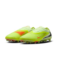 Nike Phantom 6 Low Elite Kunstgras Voetbalschoenen (AG) Geel Oranje Zwart