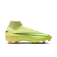 Nike Zoom Mercurial Superfly 10 Pro Gazon Naturel Chaussures de Foot (FG) Jaune Jaune Néon Orange
