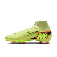 Nike Zoom Mercurial Superfly 10 Pro Gras Football Boots (FG) Yellow Neon Yellow Orange