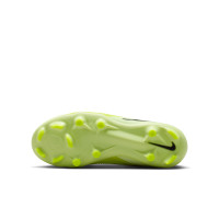 Nike Phantom 6 Low Pro Gras / Kunstgras Voetbalschoenen (MG) Kids Geel Oranje Zwart