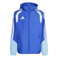 adidas Tiro 26 Competition Allweather Jack Kids Blauw Lichtblauw