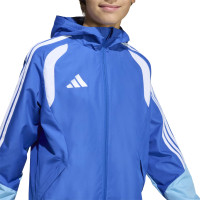 adidas Tiro 26 Competition Allweather Jack Kids Blauw Lichtblauw