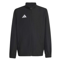 adidas Entrada 26 Full-Zip Kids Tracksuit Black White