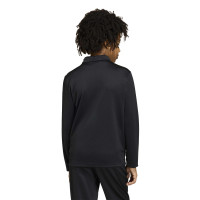 adidas Entrada 26 Full-Zip Kids Tracksuit Black White
