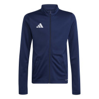 adidas Entrada 26 Full-Zip Kids Tracksuit Dark Blue White
