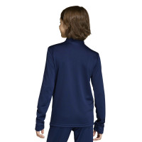 adidas Entrada 26 Full-Zip Kids Tracksuit Dark Blue White