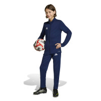 adidas Entrada 26 Full-Zip Kids Tracksuit Dark Blue White