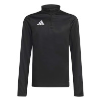 adidas Entrada 26 Tracksuit 1/4-Zip Kids Black White