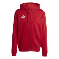 adidas Entrada 26 Joggingpak Full-Zip Vest Rood Zwart