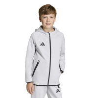 adidas Tiro Travel Jogging Suit Full-Zip Kids Grey
