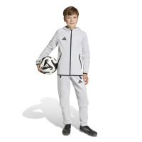 adidas Tiro Travel Jogging Suit Full-Zip Kids Grey