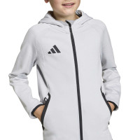 adidas Tiro Travel Jogging Suit Full-Zip Kids Grey