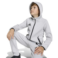 adidas Tiro Travel Jogging Suit Full-Zip Kids Grey