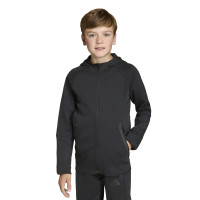 adidas Tiro Travel Full-Zip Kids Jogging Suit Black