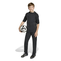 adidas Tiro Travel Full-Zip Kids Jogging Suit Black