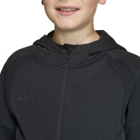adidas Tiro Travel Full-Zip Kids Jogging Suit Black