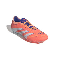 adidas Predator Pro Gras Voetbalschoenen (FG) Oranje Wit Blauw