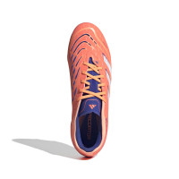 adidas Predator Pro Gras Voetbalschoenen (FG) Oranje Wit Blauw