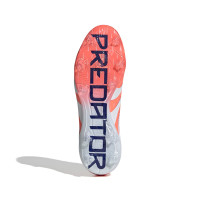 adidas Predator Pro Gras Voetbalschoenen (FG) Oranje Wit Blauw